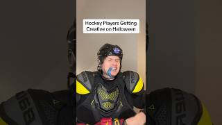 Hockey player on Halloween…