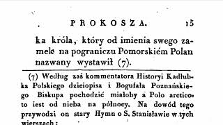 Kronika Sławiańsko Sarmacka Prokosza z X Wieku Lechia , Księga o Starodawnych Polakach/Lechitach