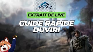 Guide rapide Duviri #warframe