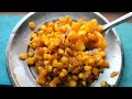 மீதியான அவித்த சோளம் 5 நிமிடத்தில் காலி ஆகும் masala corn recipe in tamil corn masala