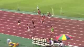 2014日本インカレ陸上　男子4×100mリレー 予選2組