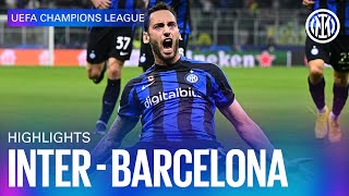 INTER 1-0 BARCELONA |  HIGHLIGHTS | UEFA CHAMPIONS LEAGUE 22/23 ⚽⚫🔵