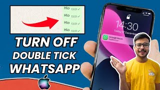 How to turn off double tick in whatsApp iphone 😱 | WhatsApp single tick only iphone 2026🔥