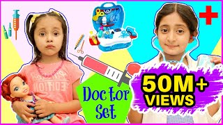Anantya & Anaya PRETEND PLAY with Doctor Set ..  | #Playhouse #Review #MyMissAnand #ToyStars