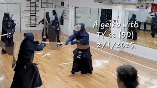 A geiko with TY ss (5D). 2/1/2025