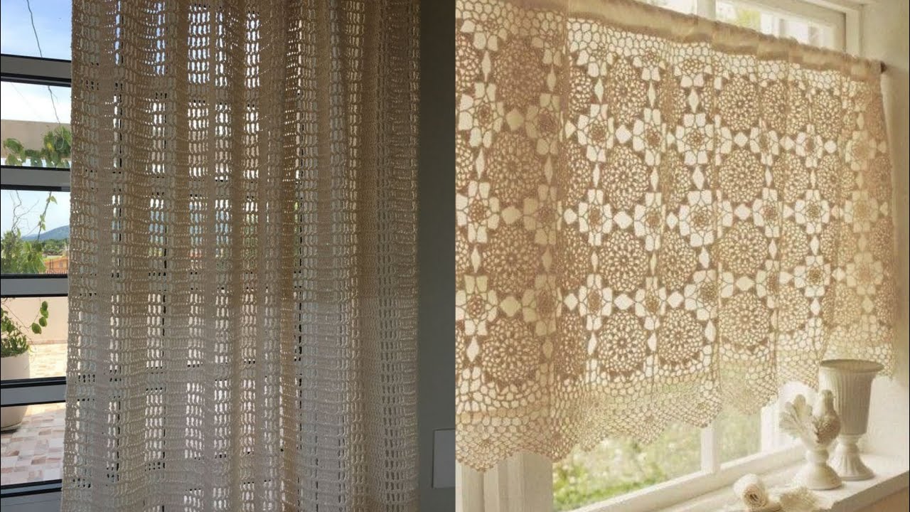 Top 50 Outclass Stunning And Amazing New Crochet Curtain Free Patterns ...