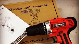 Honest Review Of The GardenJoy 21 Volt Cordless Drill/Driver, Not To Bad For $40.00