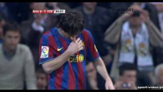 2010.04.10 Real Madryt - FC Barcelona Messi Goal