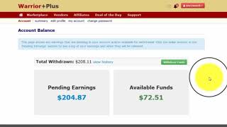 How I Make $204 00 with Paypal | Make Money Online  Warrior Plus Account