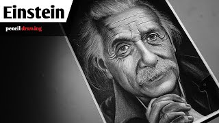 Albert Einstein real pencil drawing // Pawan Nath Art
