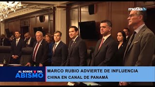 Secretario de Estado Marco Rubio advierte de influencia China en canal de Panamá.