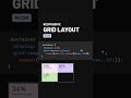 How to create responsive design using css grid #shorts #coding  #css