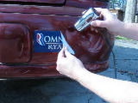 How to Remove a Bumper Sticker How to Remove a Bumper Sticker