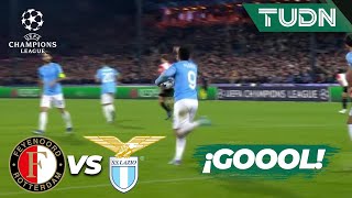 ¡DE LA HONRA! GOOL de la Lazio | Feyenoord 3-1 Lazio | UEFA Champions League 2023/24 | TUDN