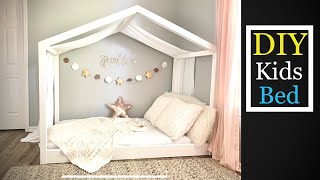 DIY Toddler bed / Montessori bed Easy to build // transitional period before a larger bed