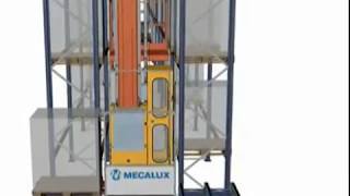 AS/RS Stacker Cranes for Pallets - Single Cycles - Interlake Mecalux