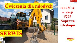 JCB 3CX w akcji # 269 Naprawa teleskopu. Serwis.