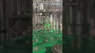 Glass bottle carbonated beverage filling machine