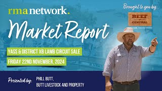 Butt Livestock and Property XB Lamb Circuit Sale, Friday the 22nd November 2024