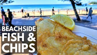 Manly Sydney Australia Fish and Chips on the Beach | Vlog 39 | Lin Nyunt