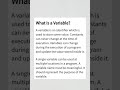 What is variable|| #variables #techprogram  #c/c++