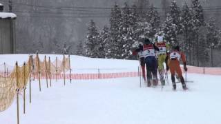 2015年クロスカントリースキー長野県大会週間SAJ B級公認スプリント　男子 Final 大貴、悠人