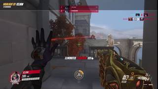 What does Widowmaker say here? New voiceline?