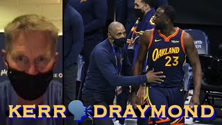 📺 Stephen Curry (practiced!) audio bombs Kerr talking about Draymond: “reason we have 5th-ranked” D
