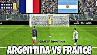 Penalty Shootout Showdown! France vs Argentina | eFootball 2024 Highlights"