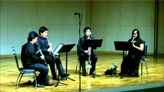 IV Oblivion from 9 Tangos - Astor Piazzolla(1921-1992) (CU Clarinet Ensemble)