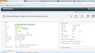 Dual Responsive Menu Joomla Module