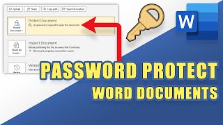 How to PASSWORD PROTECT Your Word Document Easily!