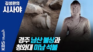 [김성완의 시사야] 경주 남산 불상과 청와대 미남 석불_이기환 기자의 흔적의 역사