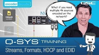 Q-SYS Video 101 - Streams, Formats, HDCP and EDID (NEW)