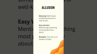 figure of speech | Allusion #esl #english #eslacademy #motivation