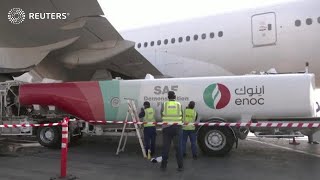 Emirates tests flight powered by sustainable aviation fuel