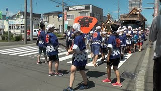 別海まつり 本祭03 御神輿巡行 神社～たかつ薬局