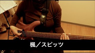 【ベース弾いてみた】楓／スピッツ【Bass cover】