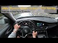 Alfa Romeo Giulia 2.0 Q4 | POV Hill Climb Swiss Mountain Road (ASMR)