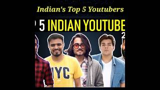 India's Top 5 Youtubers|| #shorts #viral #mdguidance #trending