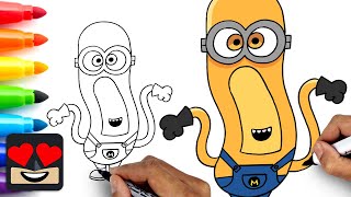 How To Draw Mega Minion Tim | Despicable Me 4