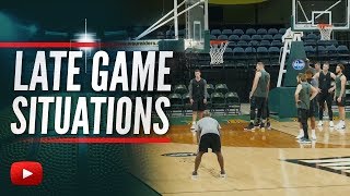 Basketball Practice with Coach Scott Nagy - Late Game Situations