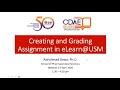 Creating and Grading Assignments in eLearn@USM