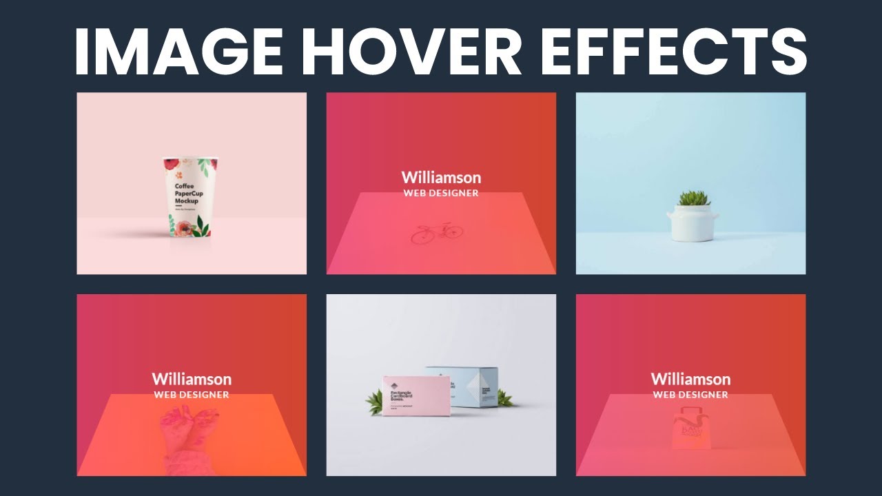 How To Create Image Hover Effect Using HTML And CSS | CSS Image Hover ...