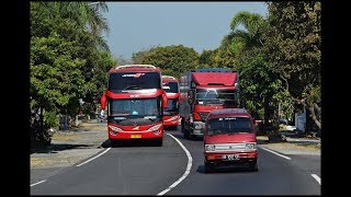 Gerombolan Bus Yang Telat Berangkat Dan Berani Nyalip | Lingkar Boyolali