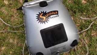 Review of the Summer Shower solar camp shower - off grid shower