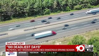 ‘100 Deadliest Days’: Memorial Day Weekend launches dangerous driving season, officials say