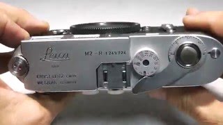 LEICA ライカ M2-R 124万台 1969年 Chrome with M4 Rapid Loading（R刻印あり）