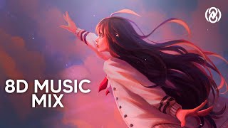 Best 8D Music Mix 🎧  Chill House Covers 🌴 Use Headphones | 8D Audio
