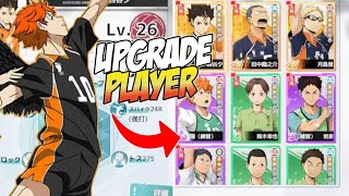 TIPS & TRICK UPGRADE PLAYER HAIKYUU FLY HIGH MOBILE - POWER LEBIH KUAT !